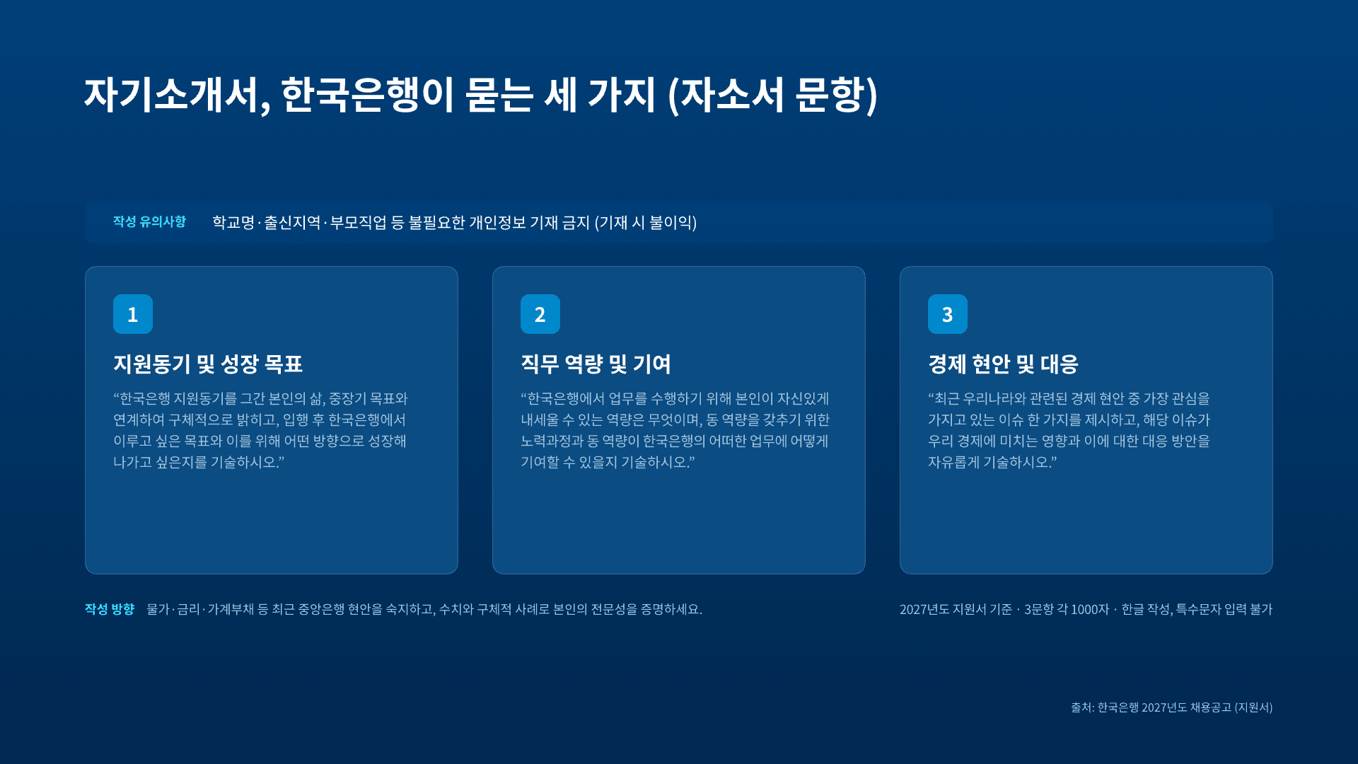 한국은행 종합기획직, 6개 부문 총정리 16페이지
